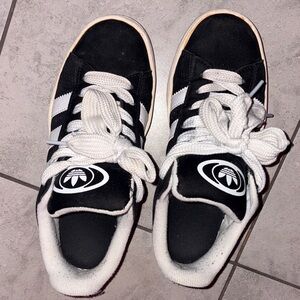 Adidas Black and White Campus 00s
